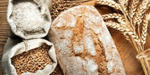 Gluten - bread, wheat and gains 