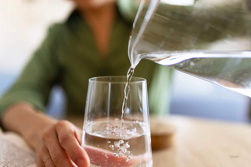 Person Pouring water