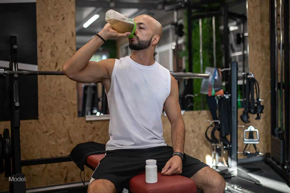 Person working out